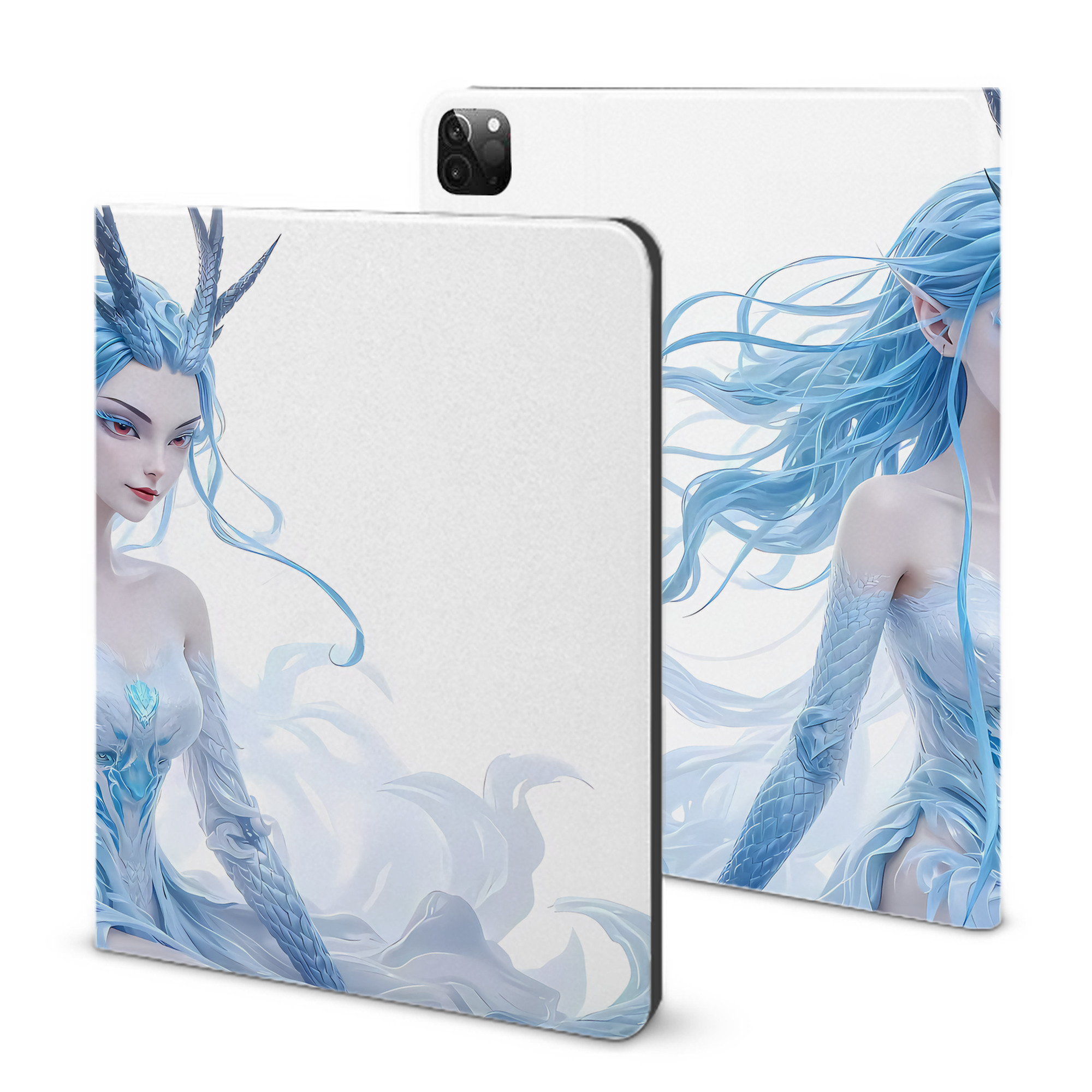 （画像用） Ne Zha 2 ナタ 魔童の大暴れ IPadケース ペンホルダー付き ブックスタイルデザイン